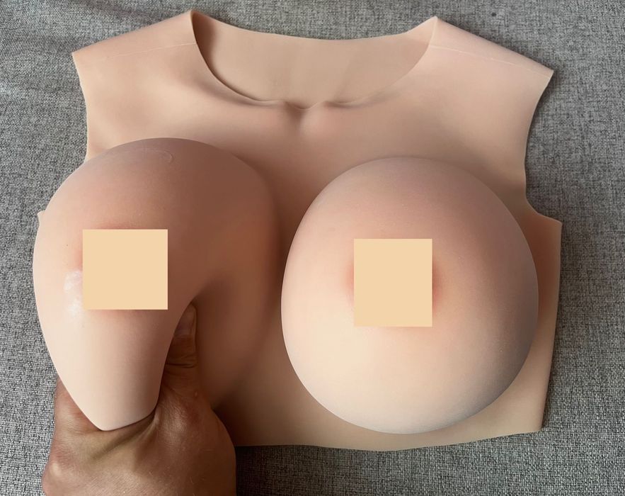 ODRĘKI Proteza Bluzka biust rozmiar H wypełnienie silikon biust piersi