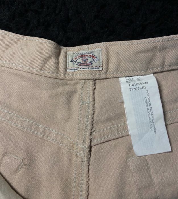 Spodnie Armani Jeans Beżowe Męskie
