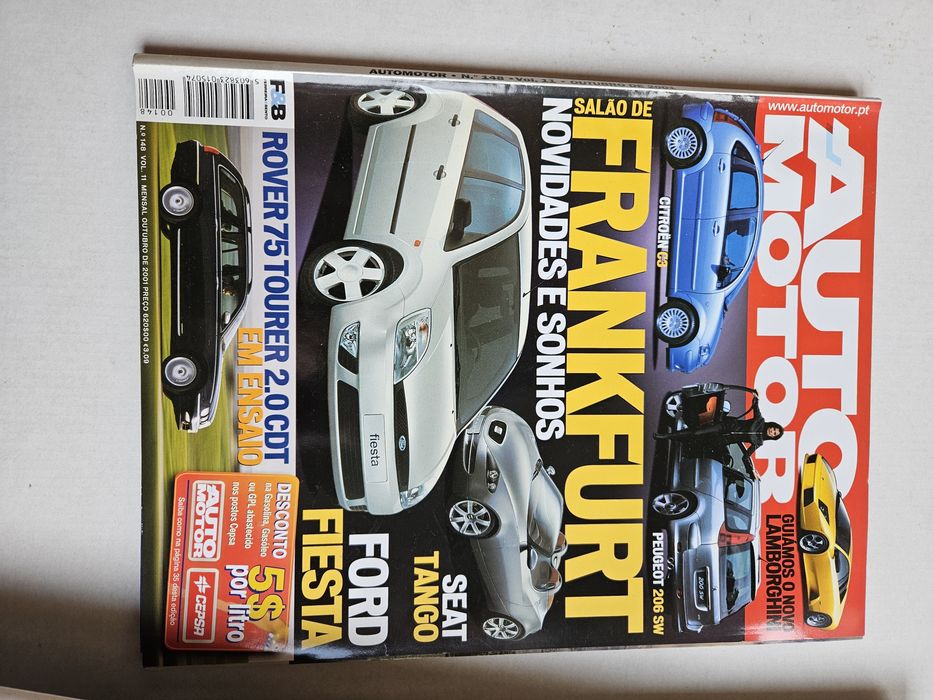 Lote de 6 Revistas AutoMotor Usadas 2001