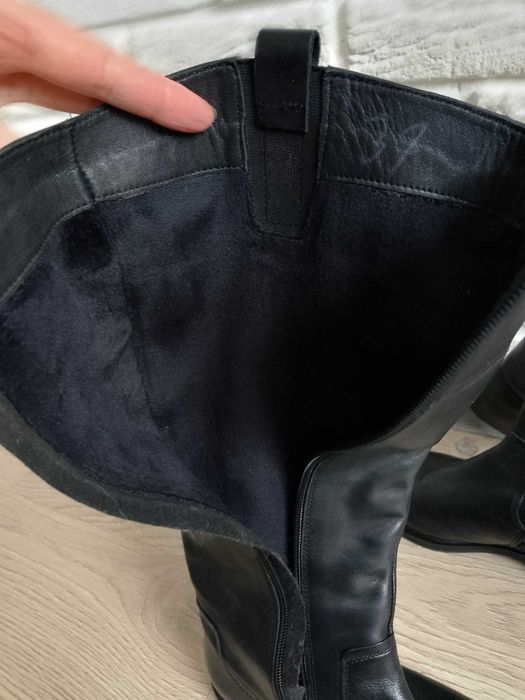 Жіночі шкіряні  чоботи