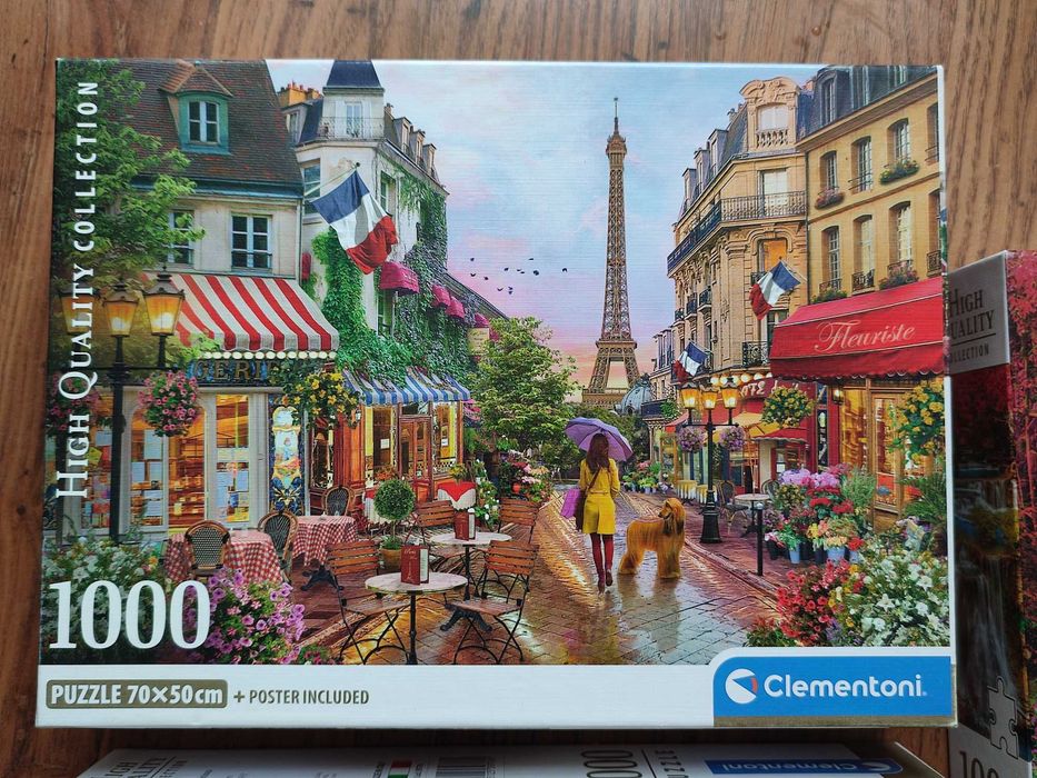 Puzzle Clementoni 1000 elementów, zestaw 4 sztuki