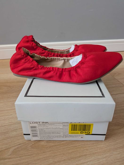 Buty baleriny materiałowe