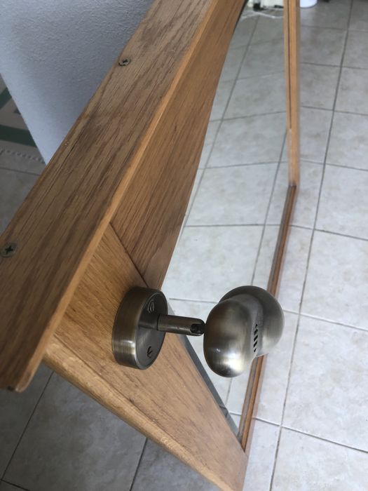 Mesa sala + espelho com luz