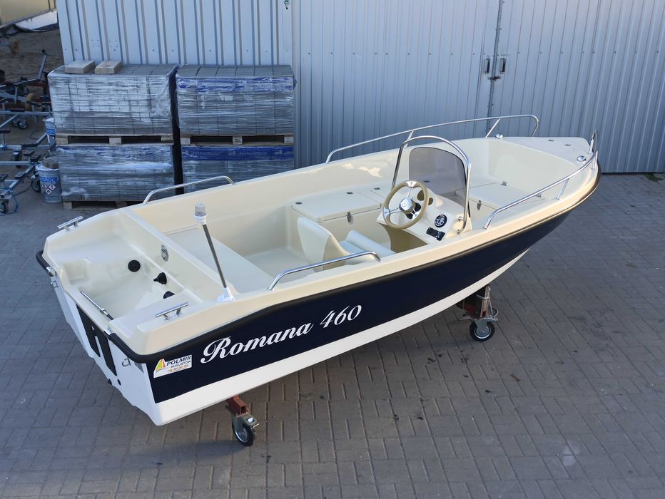 !PROMOCJA! łódź turystyczna Romana 460 LUXUS fotel, radio, oświetlenie