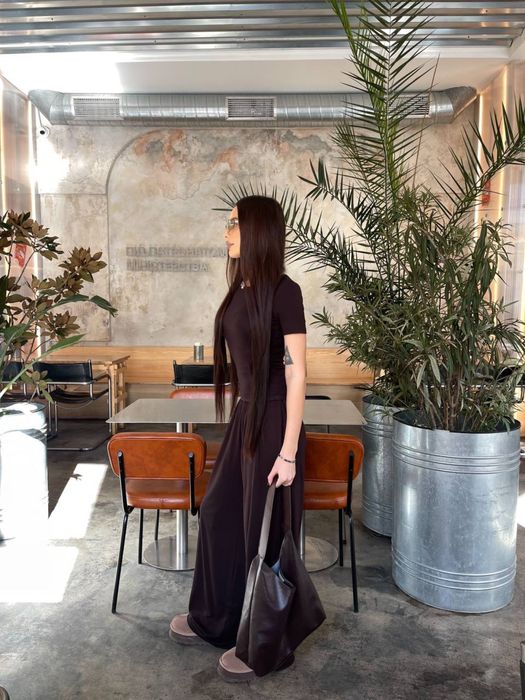 Жіночий костюм на весну/літо топ та штани, летний женский костюм