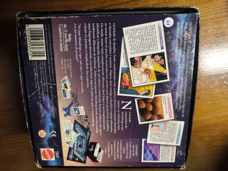 Jogo Mindtrap II - O Desafio Continua.
Jogo de tabuleiro Mindtrap II,