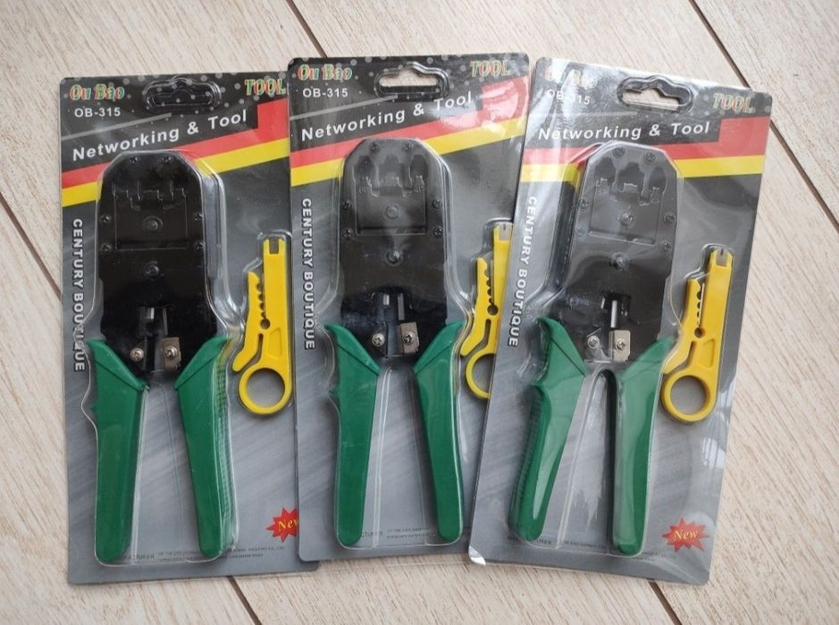 Клещи обжимные, обжимка, кримпер RJ-45, ОПТ: 179 грн. - Ручний ...