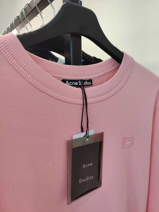 Світшот Acne Studios Crewneck Sweatshirt Pink