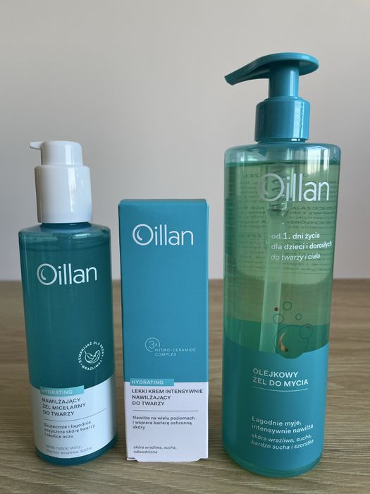 Oillan krem żel micelarny żel do mycia