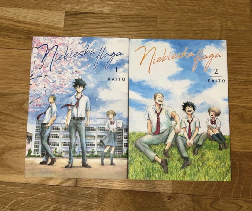 Niebieska flaga 1-2 manga