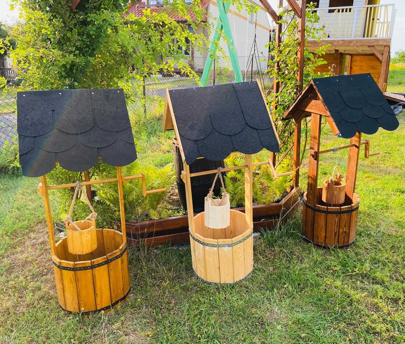 Studnia ogrodowa ozdobna + wiadereczko POLECAM!