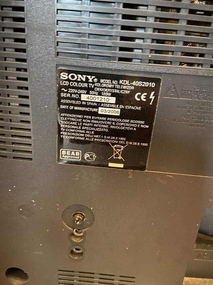 Телевізор Sony KDL40s2010 1 900 грн. Телевізори Угринів на Olx