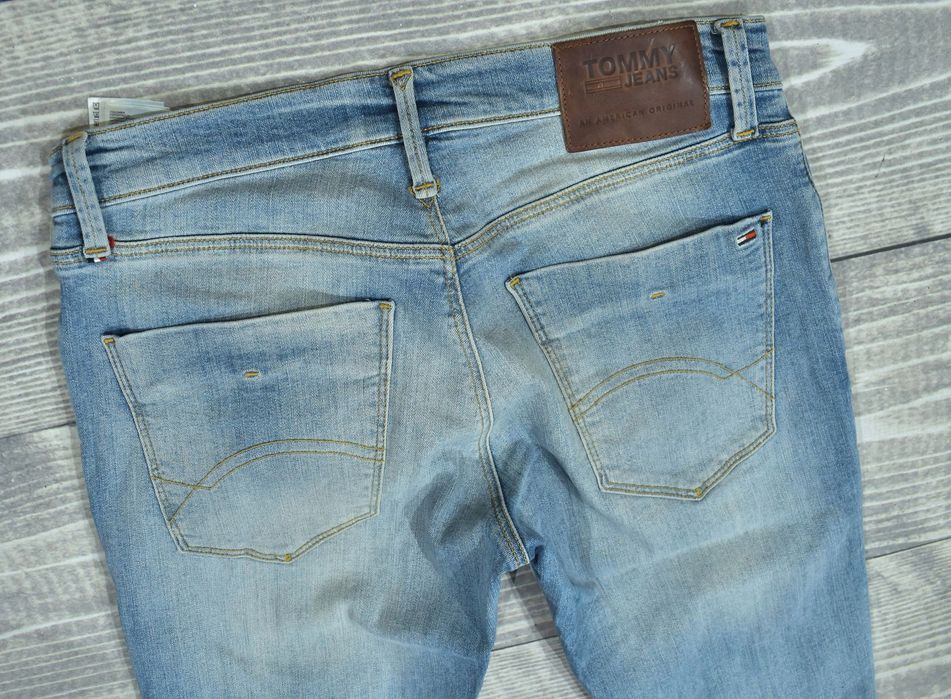 Tommy Hilfiger Slim Scanton Dżinsy Męskie Czarne W29 L32