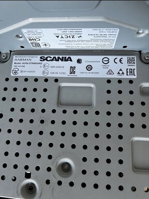 Магнітола scania сканія