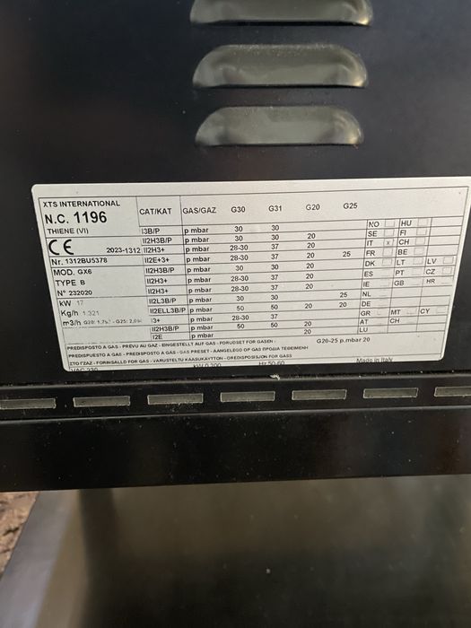 Piec do pizzy gazowy Resto Quality 18 kw 2023 rok jak nowy