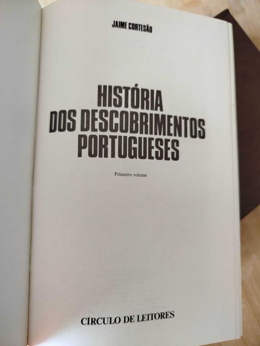 História dos Descobrimentos Portugueses (3 Volumes) de Jaime Cortesão