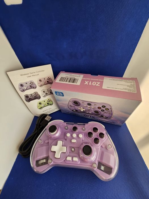 Nowy Kontroler Bezprzewodowy Z01X (Purple) - Do Switch, PC, Android/iO