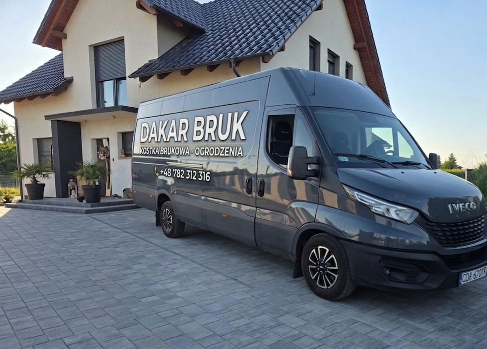 Układanie kostki brukowej, brukarstwo, płoty, ogrodzenia