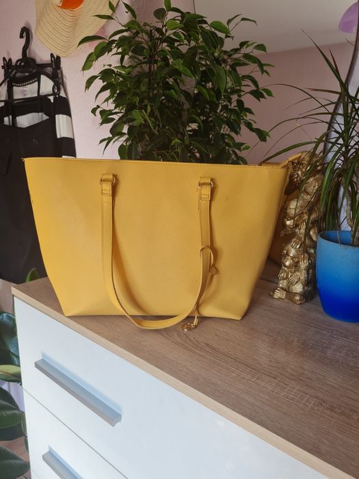 Musztardowy torebka / torba house