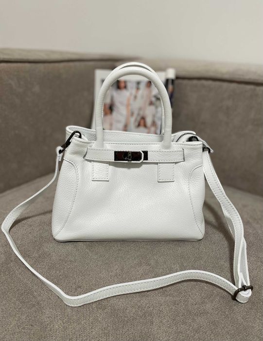 Італійська шкіряна сумка тоут нова колекція