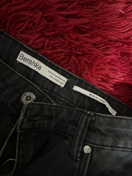 Спідниця джинсова BERSHKA з рюшами