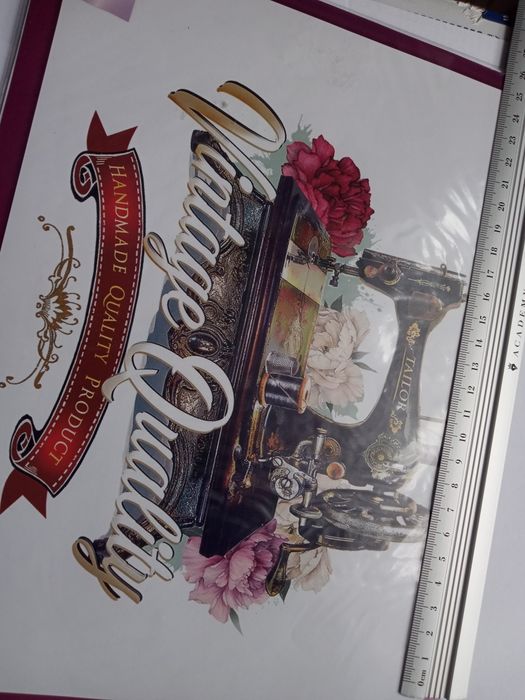 Duża naprasowanka aplikacja kwiaty Vintage Retro na ubrania zelazko