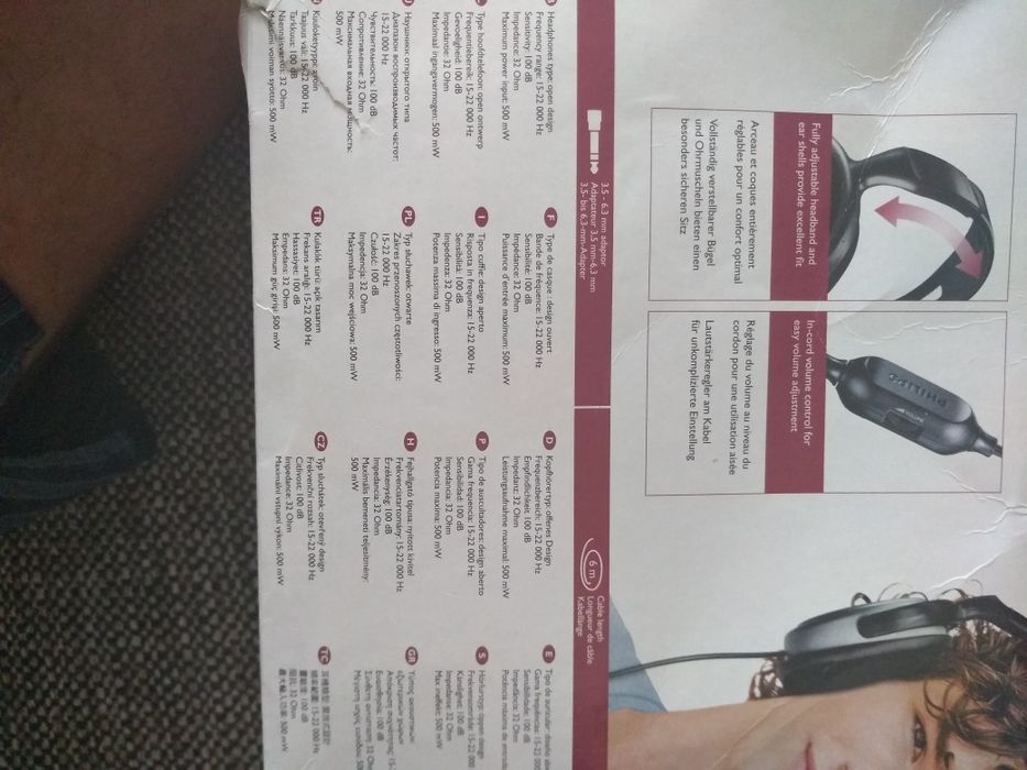 Sprzedam słuchawki Philips SHP 2500