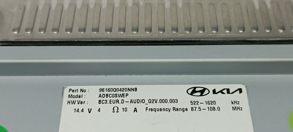 TELA/ECRÃ MULTIFUNÇÕES HYUNDAI I20 III (BC3, BI3) 1.0 T-GDI (101CV)