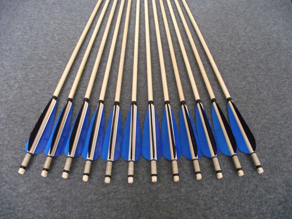 35-40 świerk nr 559 Komplet 32" strzał do łuku strzała drewniana