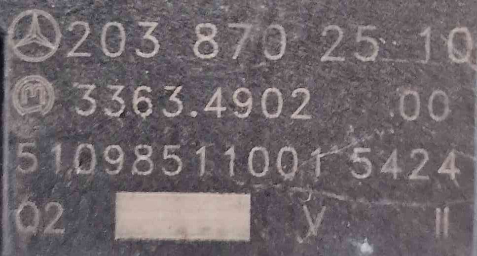 Conjunto de Botões 2038702510 - MERCEDES-BENZ C-CLASS