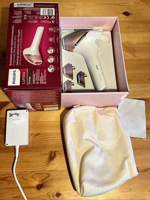 Philips Lumea Prestige jak nowe, pełny zestaw
