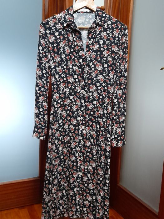 Vestido de manga comprida