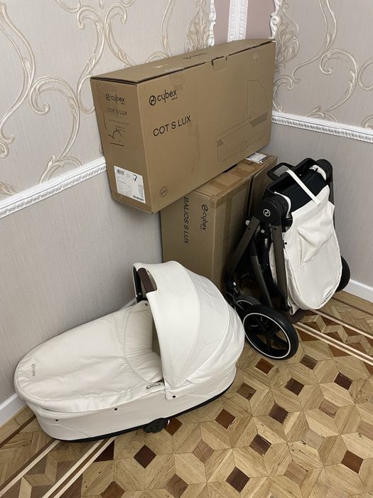 Коляска 2 в 1 Cybex Balios S Lux Seashell Beige
