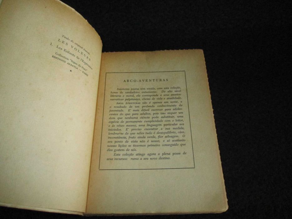 Livro Os Ladrões Os Filhos da Esperança Serge Dalens