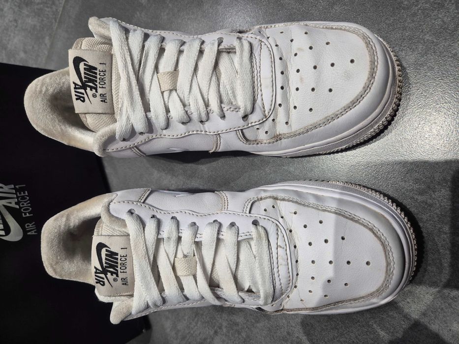 Buty NIKE Air Force1 Wmns damskie białe roz. 36,5