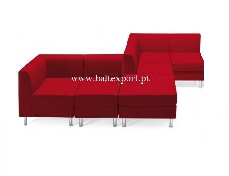 Sofá Plus de Recepção / Salas de Espera 1 / 2 / 3 Lugares