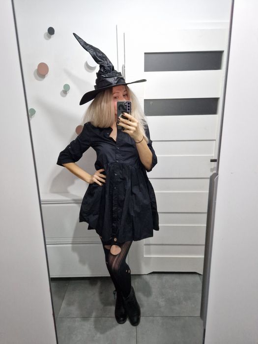 Only M 38 strój na Halloween przebranie sukienka czarownica Wednesday