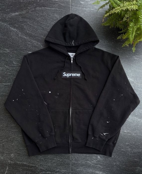 ‼️БЕЗ ПЕРЕДОПЛАТ‼️Зіп Худі Supreme x Maison Margiela