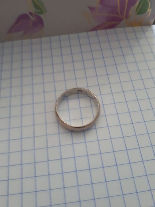 Obrączka srebrna r.14