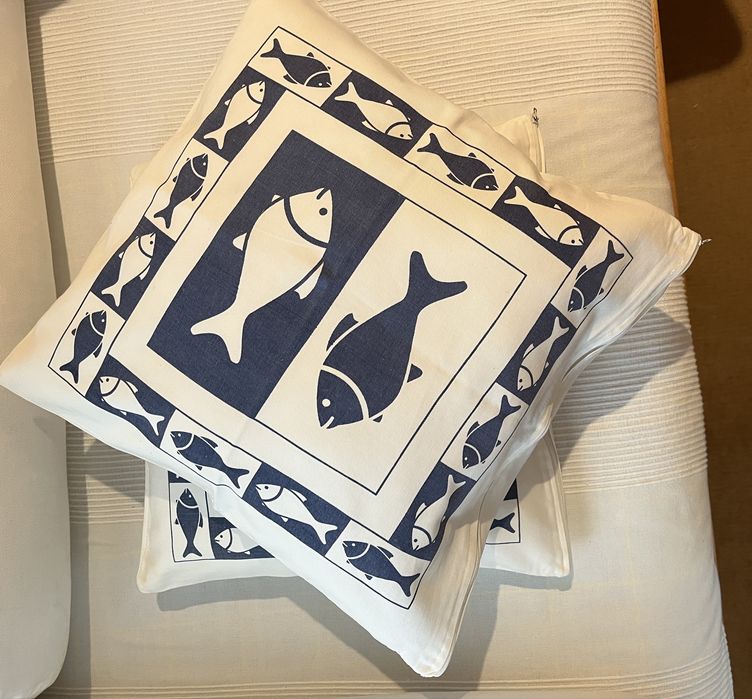 Lote 2 almofadas com recheio