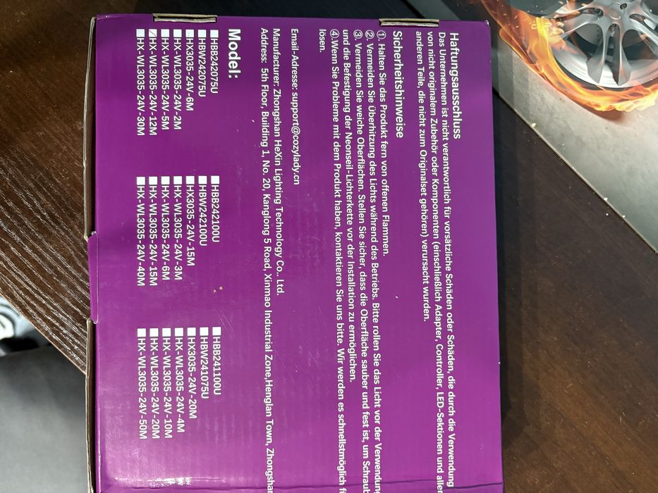 Ledy firmy cozylady i sluchawki douszne