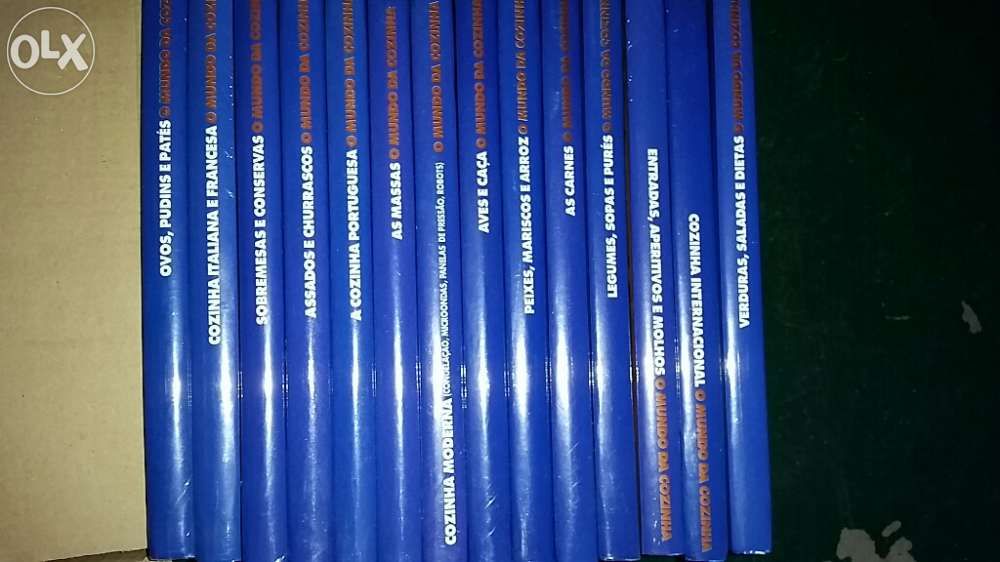 O mundo da cozinha. Coleção de 14 livros. Novos e ainda plastificados.