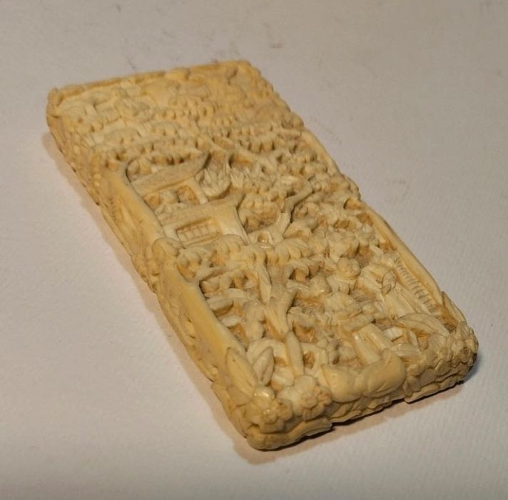 Antiga Cartoneira Chinesa china Cantão Cantonesa. séc. XIX (A3)