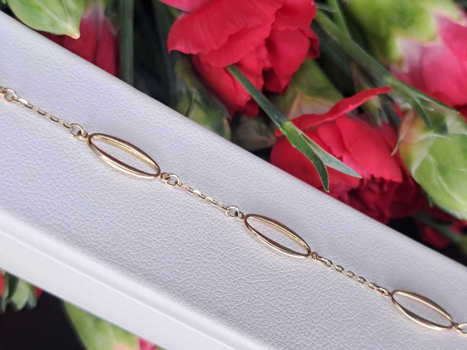 NOWA ZŁOTA BRANSOLETKA 2,01 GR. próba: 585 Komis Redi