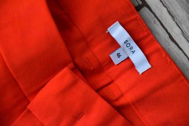 *Sora jbc* spodnie czerwone lejące z wiskozy proste długie tall nowe z metką_46