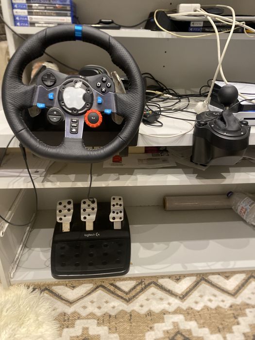 Voltante g29 e cambio