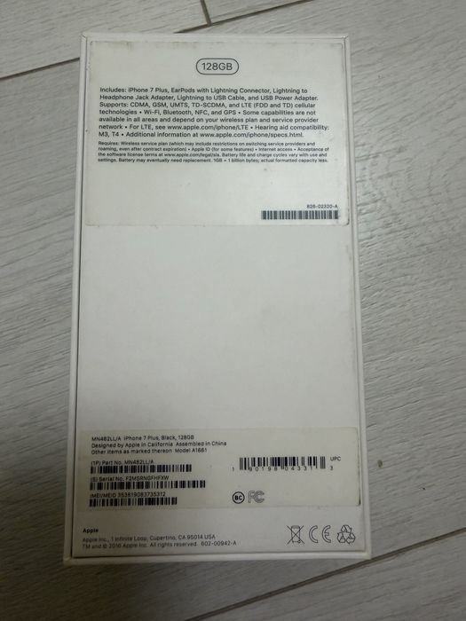 Продам iphone 7 plus black 128 Gb