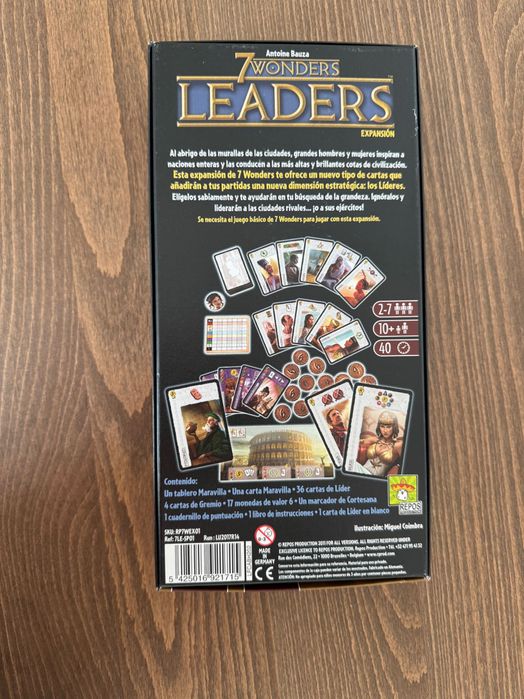 Expansão líderes/leaders de 7 wonders