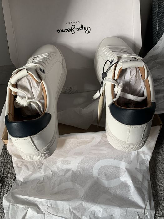 Tênis Pepe Jeans em couro- Branco-Tamanho44-Novos
