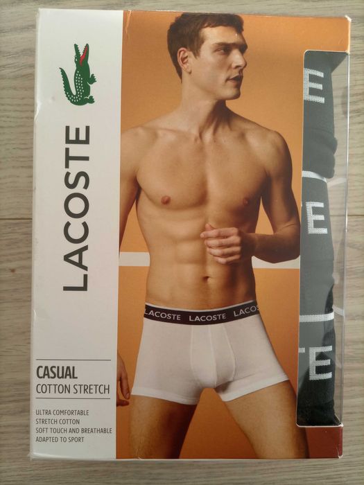 Bokserki męskie Lacoste r. S nowe